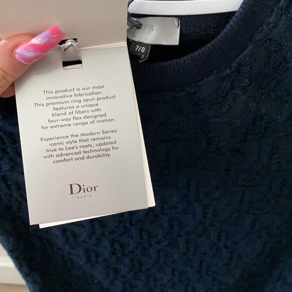 Authentic Teen Dior Navy Blue Tee Shirt - Picture 4 of 4